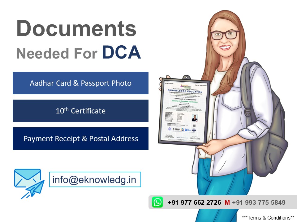 Documents Needed For DCA #tranding #govt